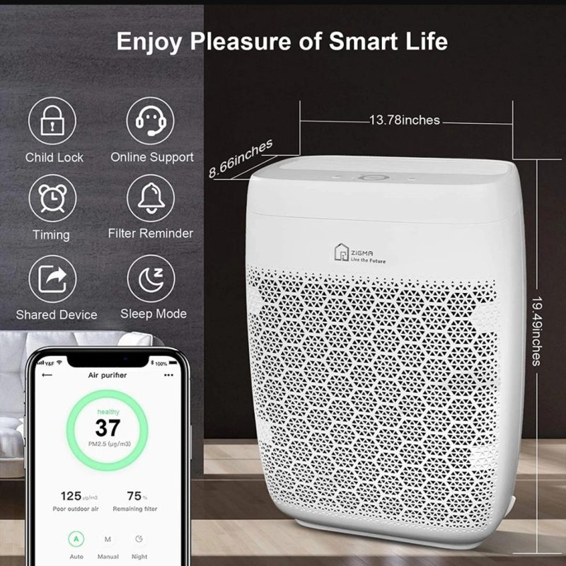دستگاه تصفیه هوا حرفه‌ای Zigma Aerio-300 - تصویر 3