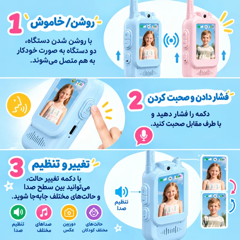 واکی تاکی تصویری کودک - تصویر 6