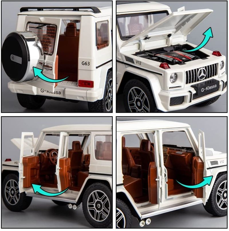 ماشین اسباب‌بازی مرسدس بنز G63 AMG مدل CZ118AD مقیاس ۱:۲۴ دودزا - تصویر 7
