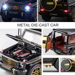 ماشین اسباب‌بازی مرسدس بنز G63 AMG مدل CZ118AD مقیاس ۱:۲۴ دودزا - تصویر 9