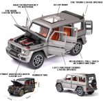 ماشین اسباب‌بازی مرسدس بنز G63 AMG مدل CZ118AD مقیاس ۱:۲۴ دودزا - تصویر 10