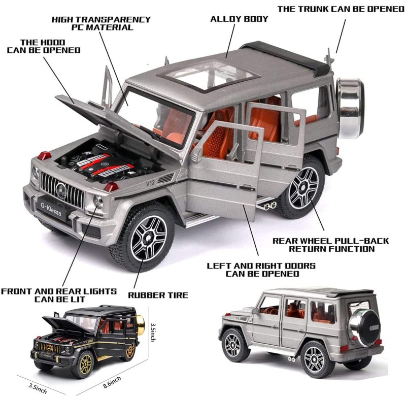 ماشین اسباب‌بازی مرسدس بنز G63 AMG مدل CZ118AD مقیاس ۱:۲۴ دودزا - تصویر 10
