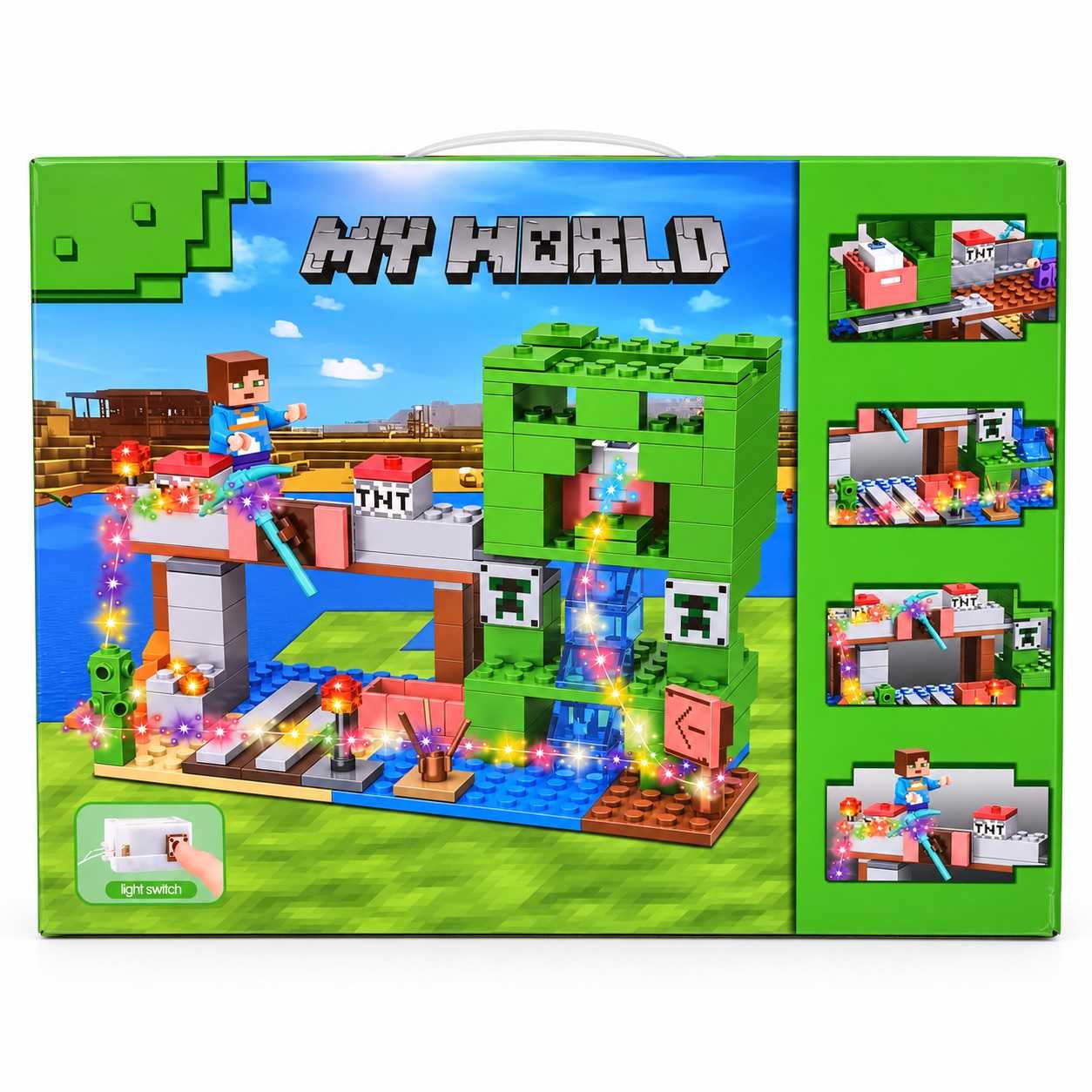 MY-WORLD-lego-44132-2 ساختنی مگنتی MY WORLD مدل 44132 - تصویر 1